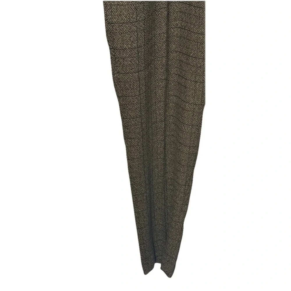 House Of Cavani Men's Dress Pants Windowpane Tweed Straight Fit Brown Sz.‎ 42X32